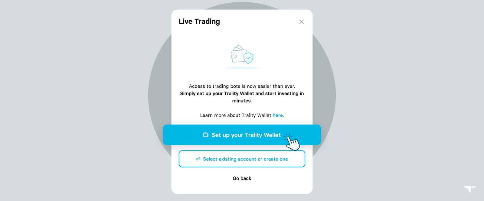 Trality Marketplace, Trality Wallet, crypto, bots, BTC, Binance