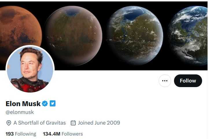 Elon Musk, SpaceX Founder & CEO (@elonmusk)